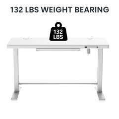 Electric Standing Desk with Tempered Glass Tabletop-S6