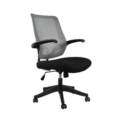 Home Office Desk Chair With Flip Up Armrest, Sponge Seat, Breathable Mesh Mid Back Computer Chair, Swivel Task Chair,Staff Chair, 300LBS Weight Capacity