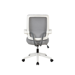 Home Office Desk Chair With Flip Up Armrest, Sponge Seat, Breathable Mesh Mid Back Computer Chair, Swivel Task Chair,Staff Chair, 300LBS Weight Capacity